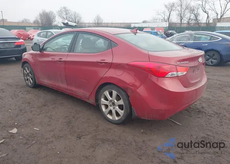 2013 Hyundai Elantra Limited из США, поврежденный, VIN KMHDH4AE3DU507514